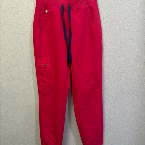 Figs Women's Hot Pink Jogger Pants - Picture 2 of 4